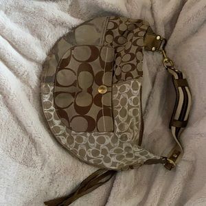 Medium Brown Coach Hobo Purse